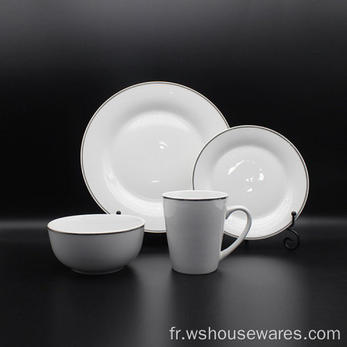 NOUVEAU DESIGN DESIGN PERSONSURIQUES DE PORCELINE BONE PORCELINE BLANCHE